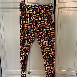 Colorful Candy Print Women's Leggings